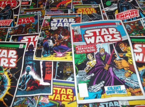 STAR WARS FABRIC NEW Recently Released LUCASFILM 100% Cotton/Flannel 