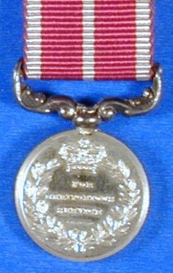 BRITISH MERITORIOUS SERVICE MEDAL GVI MINIATURE O0793  