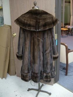 SPECTACULAR Fendi Ruffled Swing Mink Coat $35,000 NEW  