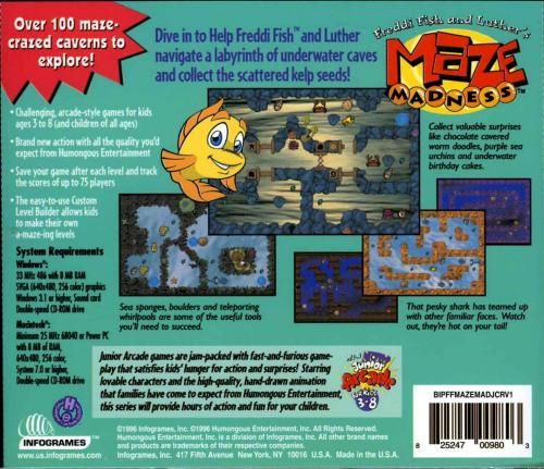 New Kids Game FREDDI FISH AND LUTHERS MAZE MADNESS  