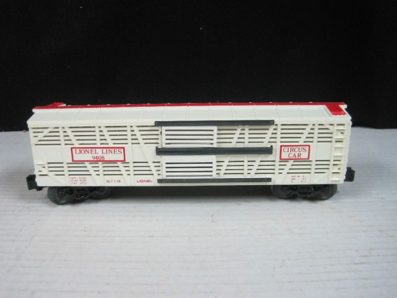 LIONEL 6 9408 CIRCUS CATTLE CAR W/ ORIGINAL BOX  