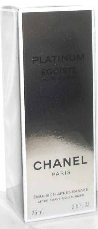 CHANEL PLATINUM EGOISTE AFTER SHAVE MOISTURIZER 75 ML  