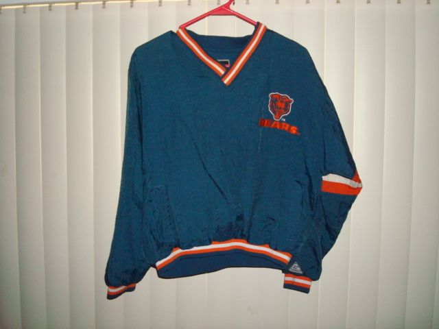 CHICAGO BEARS NFL SEWN PULLOVER JACKET YOUTH SIZE 14/16  