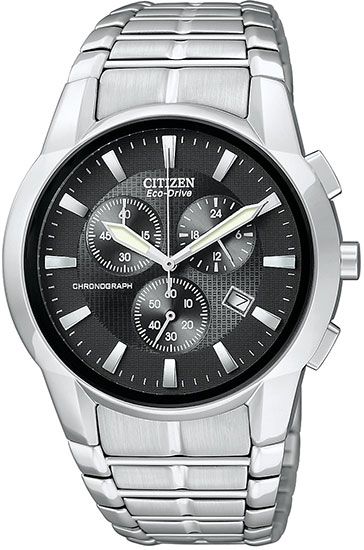 Citizen AT2050 56E Mens Watch Chronograph Black Dial Round 