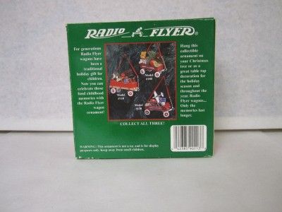 1996 RADIO FLYER RED WAGON, MODEL 110, ORNAMENT  