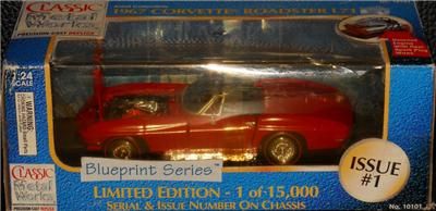 CLASSIC METAL WORKS 1967 CORVETTE ROADSTER L71 NIB DEAL  