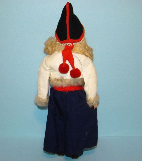 C1930 40 Sweden Swedish Rattvik Costume Doll Pristine Frantz Museum 