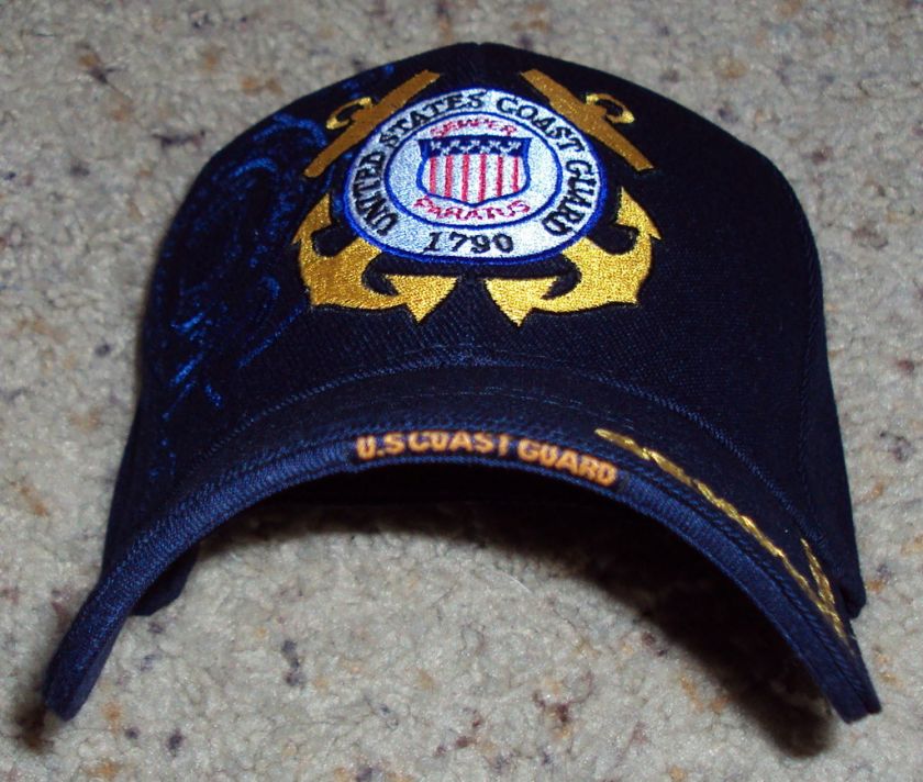 COAST GUARD USCG SEMPER PARATUS BASEBALL CAP HAT  