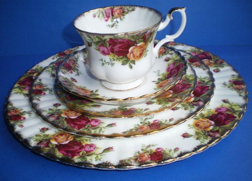 Royal Albert China Old Country Rose 5 Pc Place Setting  