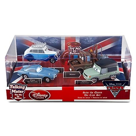 Disney Pixar Cars 2 Save the Queen set.   