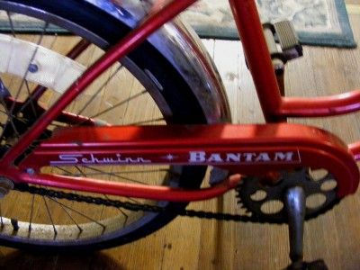   Complete RED BANTAM SCHWINN Girls Child Bicycle ~ Very COOL 24 seat