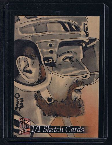 11 AOJ Sketch Card DANIEL SEDIN Vancouver Canucks 1/1  