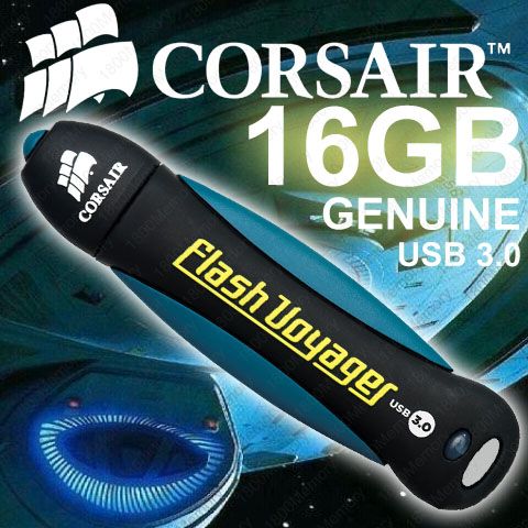 CORSAIR Flash Voyager 32GB Rugged USB 3.0 Thumb Drive  