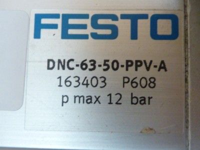 Festo Electric Cylinder DNC 63 50 PPV A #36477  