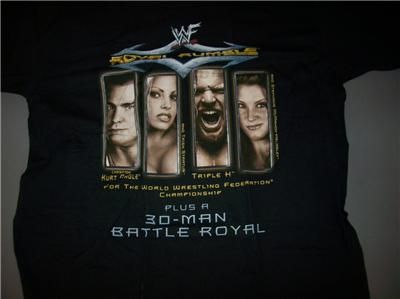 2001 ROYAL RUMBLE PPV VINTAGE T SHIRT SIZE LARGE NWT  