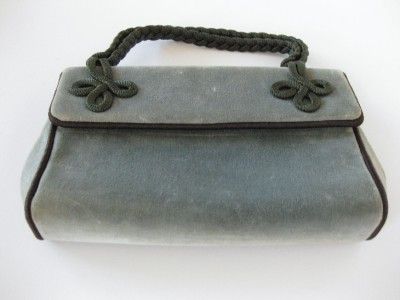 Lederer Vintage LEDERER De Paris Felt Purse Clutch  