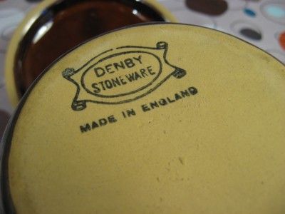 Denby Brown / Blue Mini Casserole Baker w Lid Stoneware  