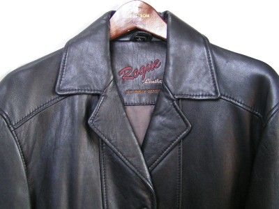 Reilly Olmes Rogue Black Leather Jacket   Butter Soft   Large  