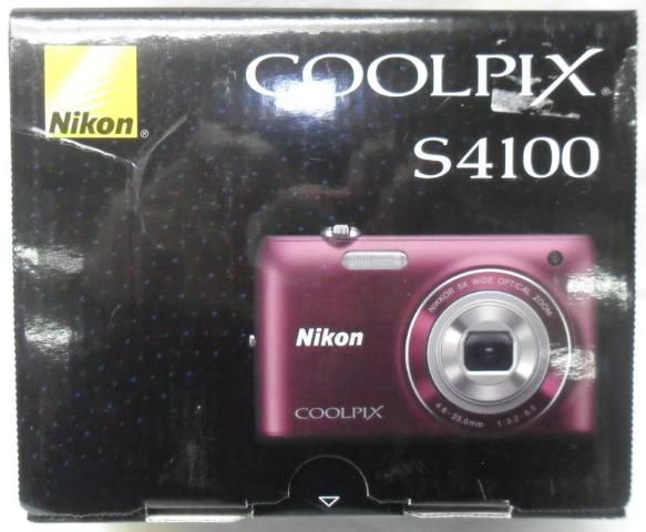 Nikon COOLPIX S4100 Plum 14.0 MP Digital Camera New 18208262618  