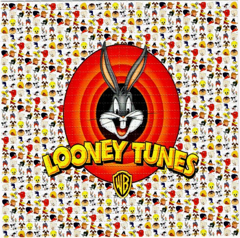 LUNEY TUNES Bugs Bunny BLOTTER ART psychedelic  
