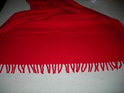 Faribault 100% Virgin Wool Red Stadium Blanket~$65~NEW  