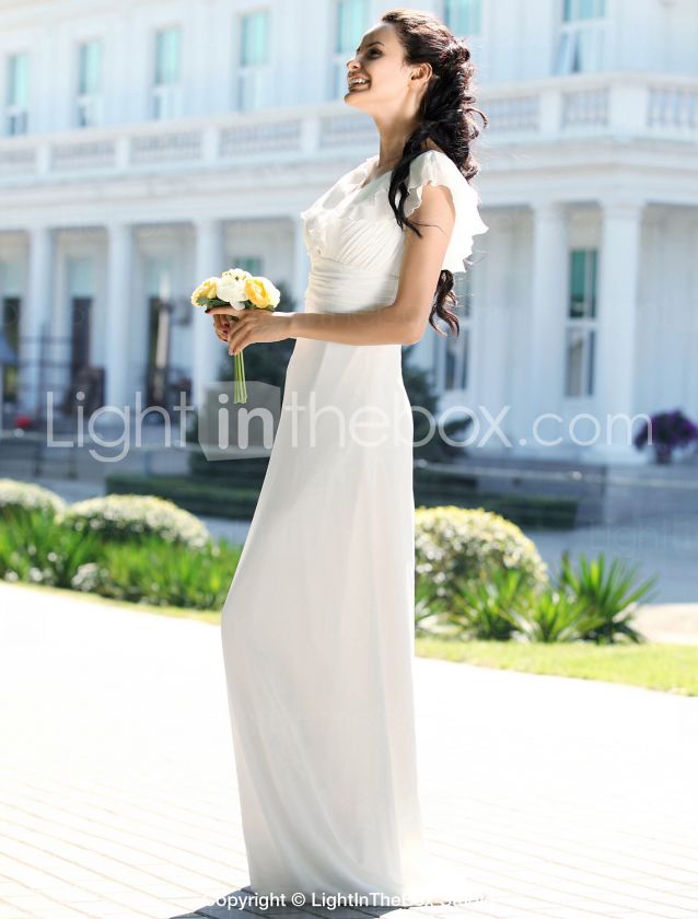  Sleeve A Ling Beach Vintage Wedding Dress Bridal Gowns Custom  