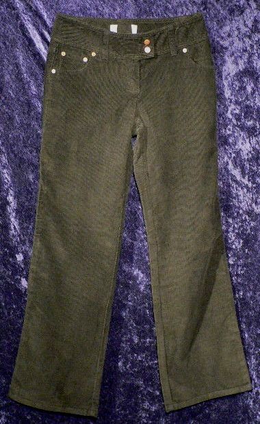 VICTORIAS SECRET MARISA STRETCH CORDUROY HIPSTER PANT 0  