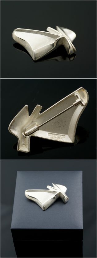 LAPPONIA Bjorn Weckstrom Sterling Brooch, 1986. RARE  