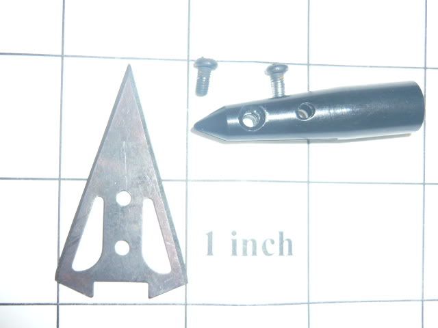 12 dark Broadheads 125 Gr. 2 Blade for hunting  