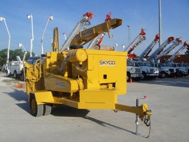   Truck Bandit 1890 HD Disc Drum Wood Brush Chipper Vermeer Track  