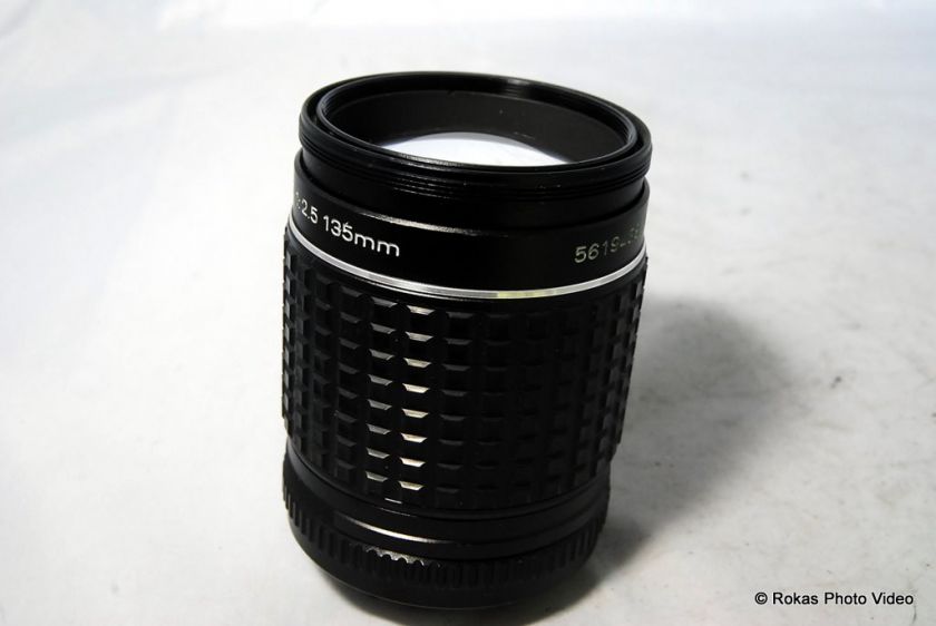 Pentax 135mm f2.5 lens telephoto Takumar bayonet PK M  