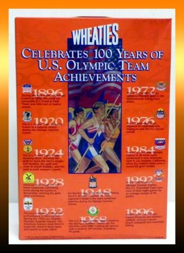 WHEATIES Celebrates 100 Years of OLYMPIC Achievements *Unopened Cereal 