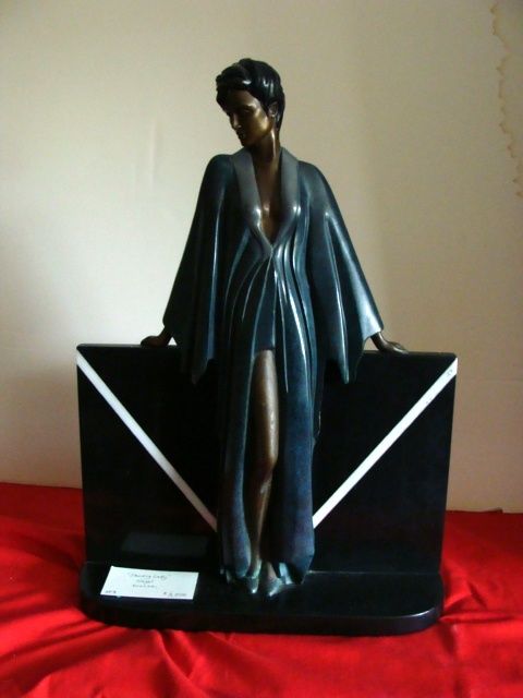 Patrick Nagel Standing Lady Bronze  