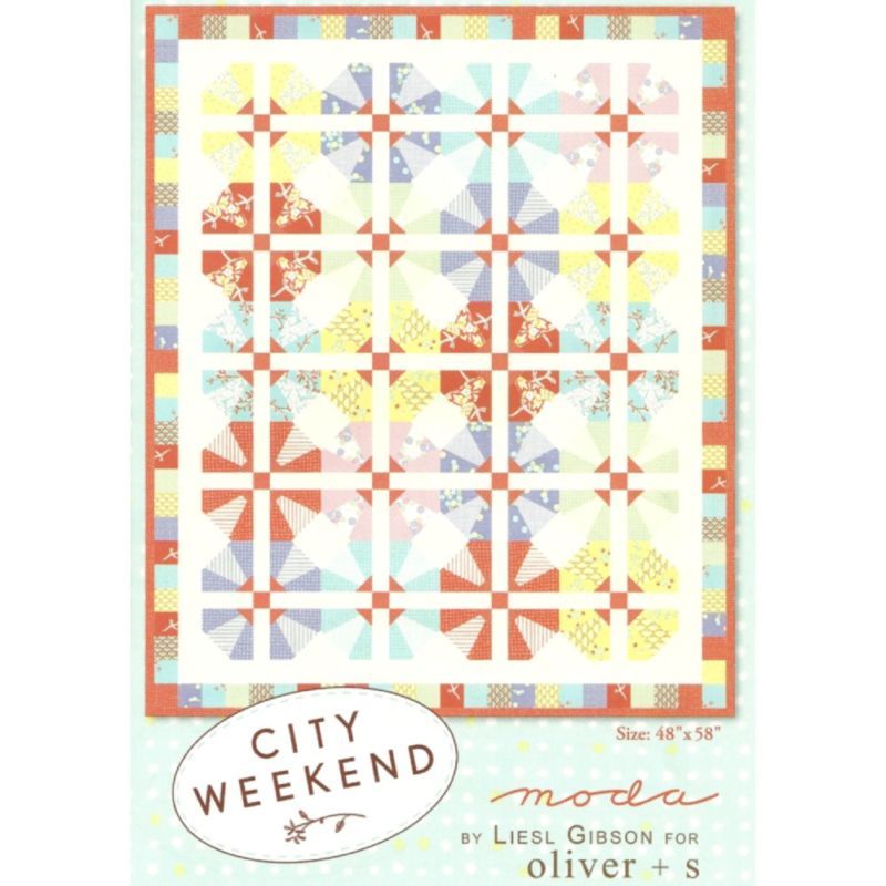 Moda CITY WEEKEND 48x58 Quilt Kit  