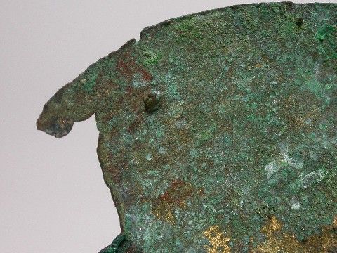 Chinese 3rdBC Warring States Period Bronze Panel of Bucks  