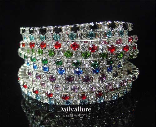 WHOLESALE 10 Swarovski CRYSTAL WEDDING BRACELETS #BR57  