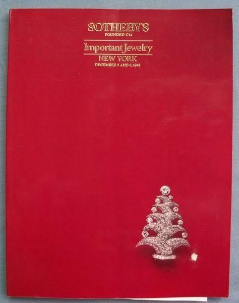 SOTHEBYS IMPORTANT JEWELRY 1988 W/ PRICES REALIZED  