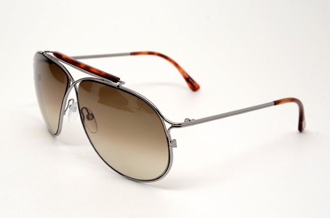 TOM FORD TF 193 10P SUNGLASSES MAGNUS BRONZE METAL BROWN LENS 