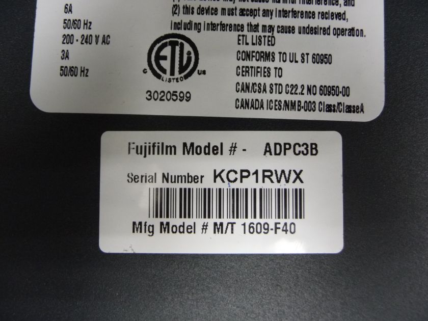 FUJIFILM FUJI ADPC3B ALADDIN DIGITAL PHOTO CENTER KIOSK READER 2GHZ 