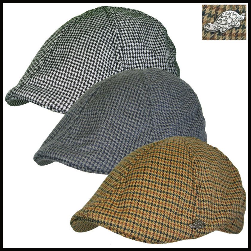 Newsboy Driving Cabbie Ivy Ascot Houndstooth Hats Cap  