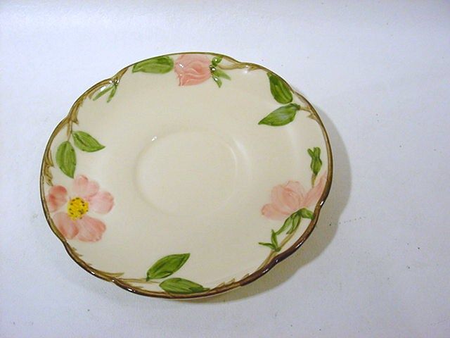 Old FRANCISCAN Calif DESERT ROSE 7 Saucers  