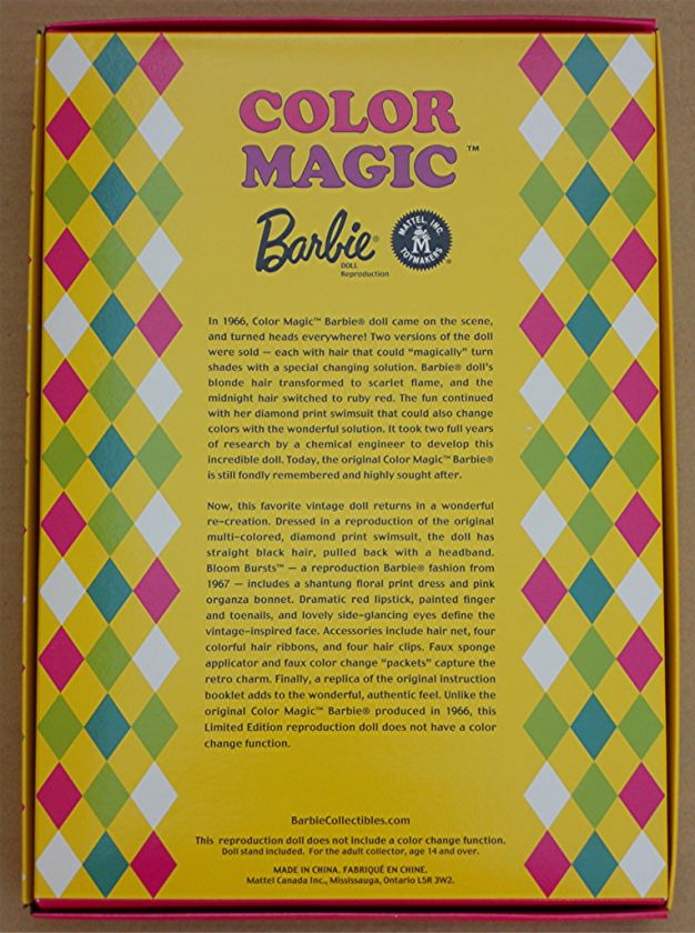   Magic Barbie   Midnight and Bloom Bursts Fashion Mattel 2003  