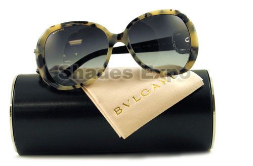 NEW BVLGARI SUNGLASS BV 8077 HAVANA 5024/86 BV8077 AUTH  