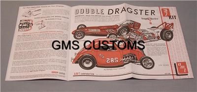 AMT 627 Double Dragster Kit 3in1 SPECIAL Edition Tin  