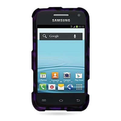 New Blue Hybrid Cover Case For Samsung Conquer 4G Phone  