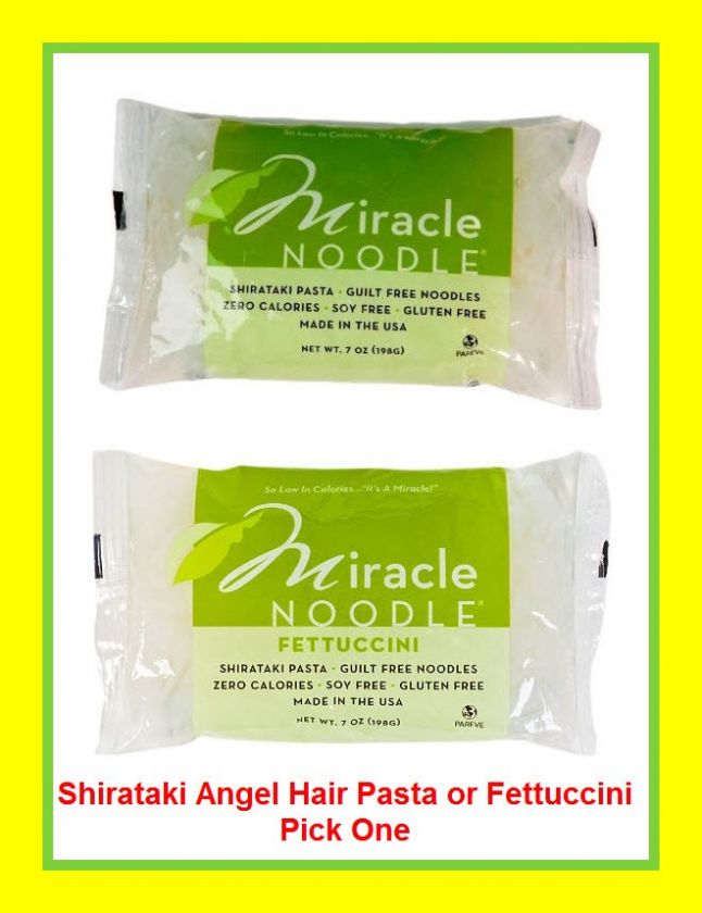 6x Miracle Noodle Shirataki Pasta 7 oz Packages  