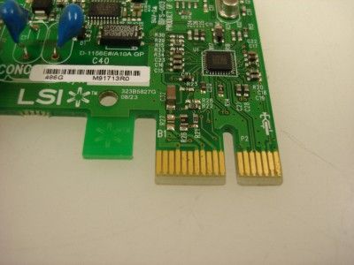 LSI Anatel 2264 07 4259 CNC 54 6147 PCI E 56k Modem Card  