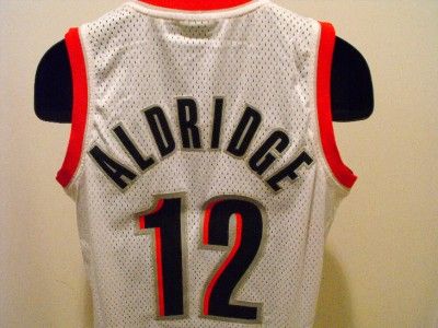 NEW Lamarcus Aldridge TRAILBLAZERS 2XLARGE 2XL Swingman SEWN Adidas 