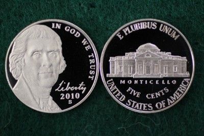 2010 S Proof Jefferson Nickel   IN STOCK