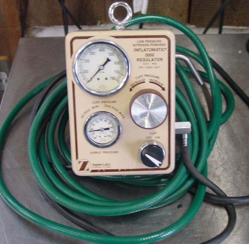 ZIMMER PRESSURE NITROGEN INFLATOMATIC 3000 REGULATOR  